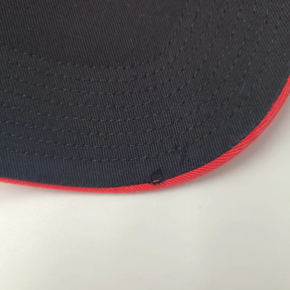 Portland Trail Blazers Hat Snapback Trucker Mesh Adidas Red White Beige NBA Men